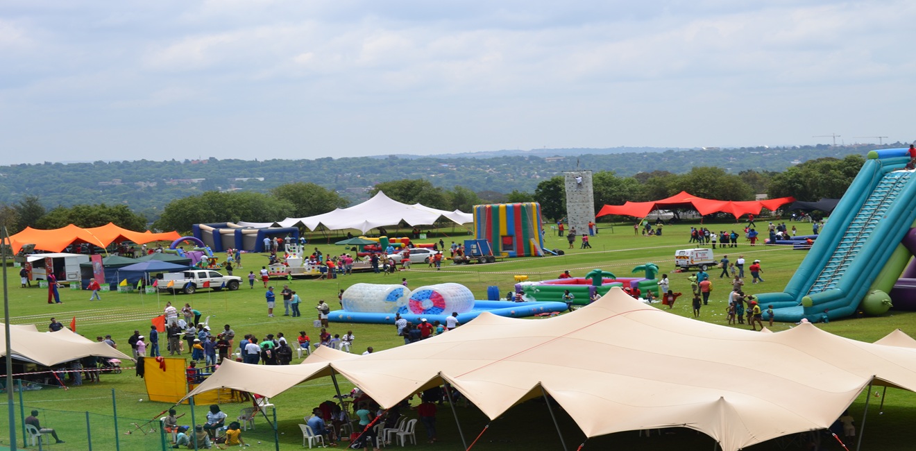 Stretch Tent Rental outdoors